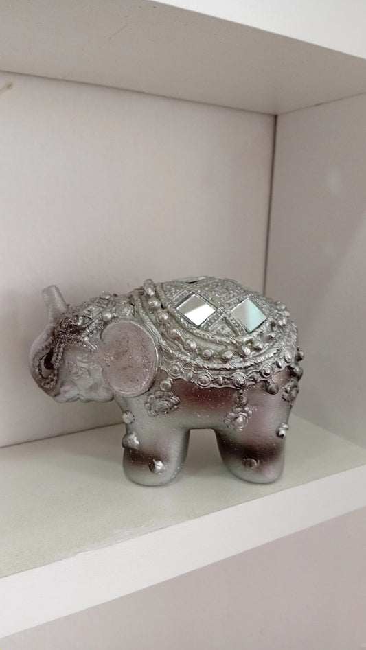 Elefantes Decorativos con Espejitos